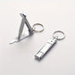 Ultra Thin Nail Clippers Collapsible Portable Travel Fingernail Keychain Scissors Cutter Stainless Steel Manicure Tools Kits
