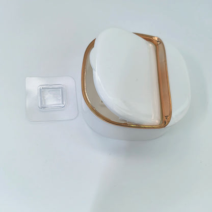 New Bathroom Home Wall Mounted Non Perforated Drain Soap Box