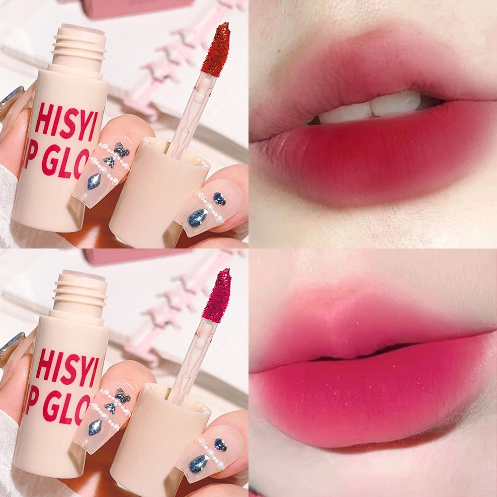 6 Colors Matte Velvet Lip Glaze, Natural Long-Lasting Highly Pigmented Lipstick, Portable Matte Finish Universal Lip Glaze Makeu