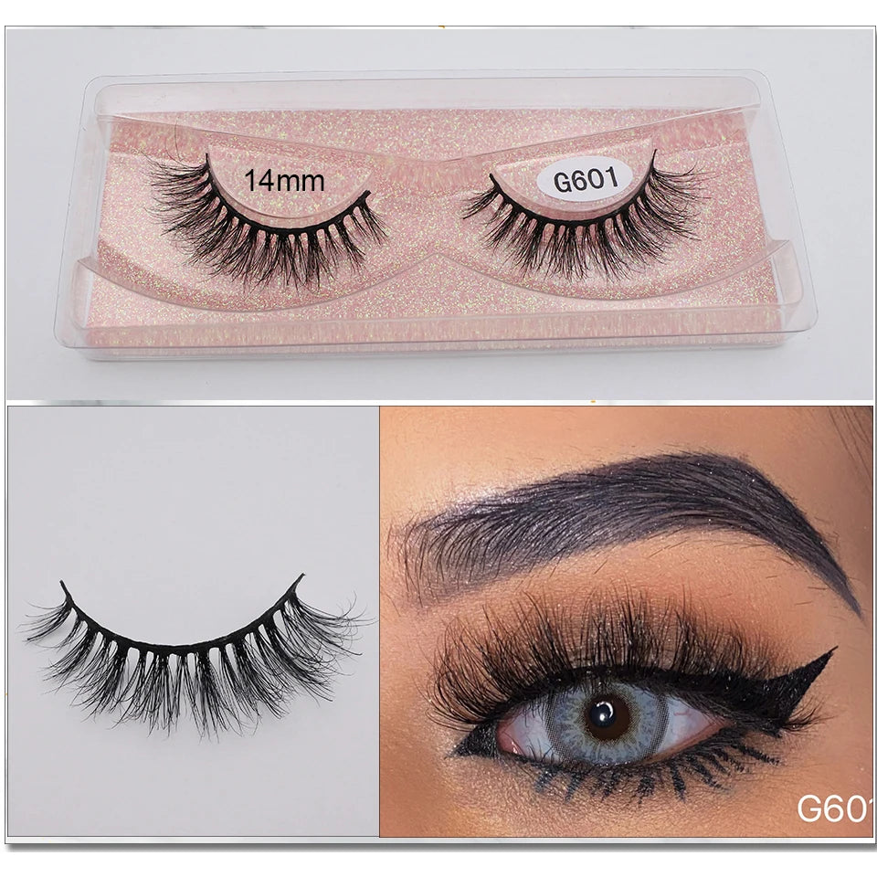 Mink Eyelashes New Soft Natural Full Strip Lashes Vendor Wholesale Fluffy Wispy 3d Mink Lashes Suppliers