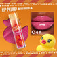 MLSMILE Duck Lip Plump Lip Oil Moisturizing Lip Gloss Mirror Water nature long-lasting Gloss Gloss Pearl Lip Glaze Set