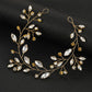 Flower rhinestone hair ornament Hair clip Handmade alloy rhinestone hair clip Bridal wedding hair ornament crystal hair ornament