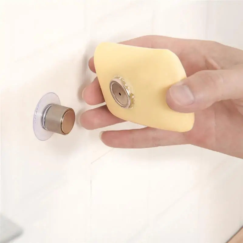 2 Sets Magnetic Soap Holder Dishes Soap Holder With Drainage Dishes Wall Mountsoap Dish Storage Rack For Bathroom Shower Dishes