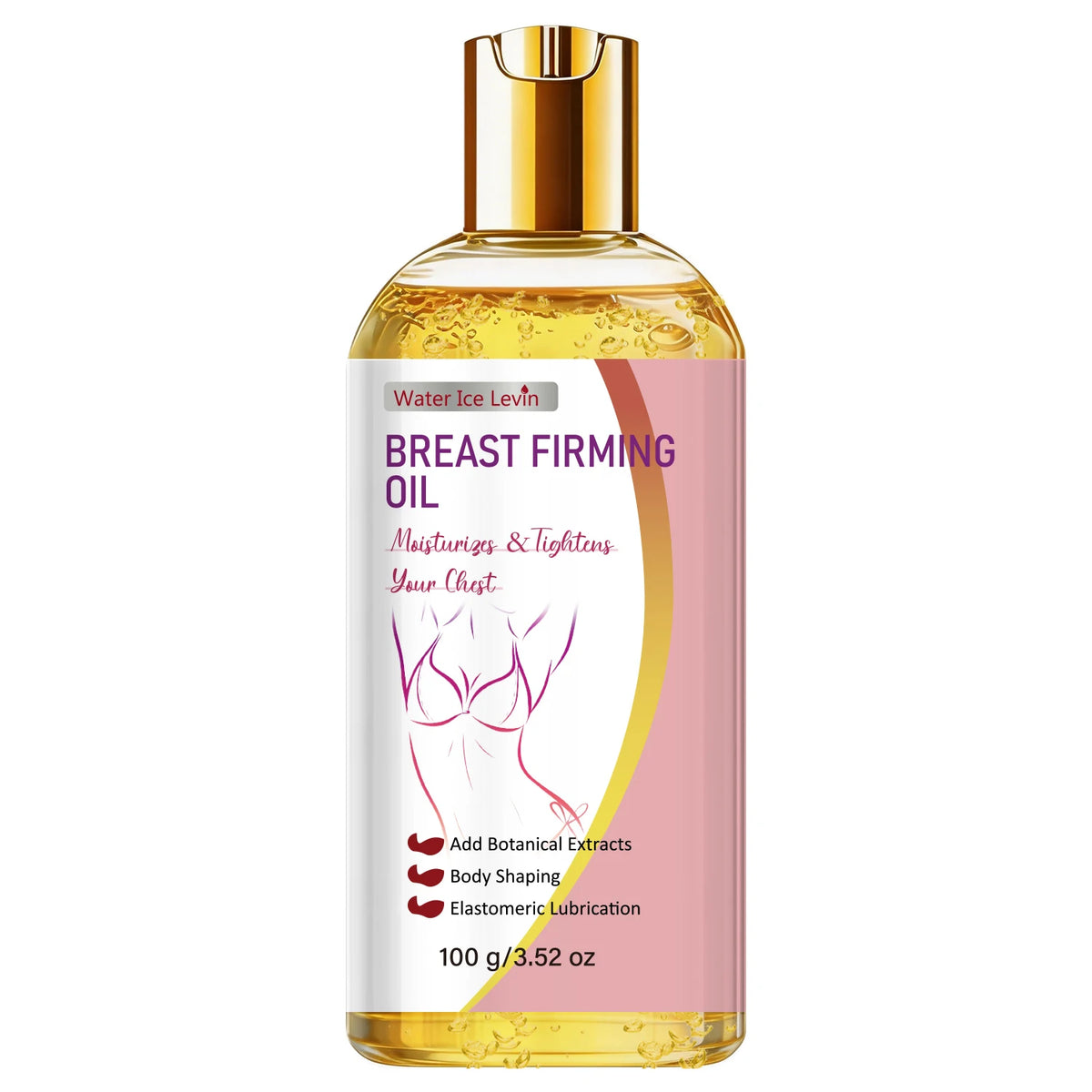 Breast Firming Oil with Collagen & Niacinamide, Moisturizing & Tightening for Chest Skin