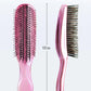 Electroplating Scalp Massage Comb Hair Detangling Brush Dry Wet Dual Use Wide Tooth Hairdressing Comb for Salon Home Travel