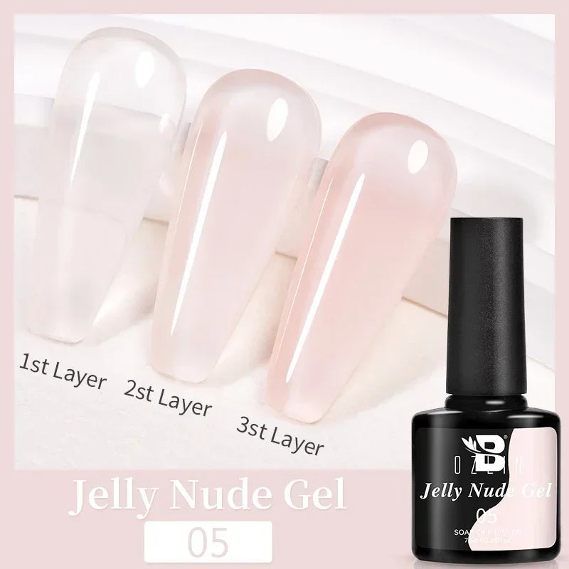 AWStorG 15ml 8 In 1 Reinforcement Gel Nail Gel Multifunctional Clear Gel Nail Polish Nail Strengthener Gel Nail Extension Hard