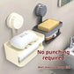 Suction Cup Soap Dish, Wall-Mounted Soap Holder, Storage Rack, No Drilling Required, For Bathroom And Toilet Organization