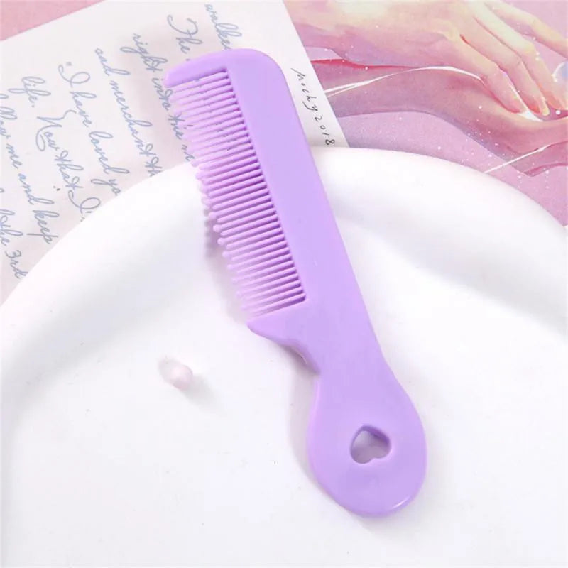Hair Comb Smooth Handle Cartoon Children's Comb Newborn Hair Cleaning Supplies Infant Comb Head Massager Baby Care Accessories