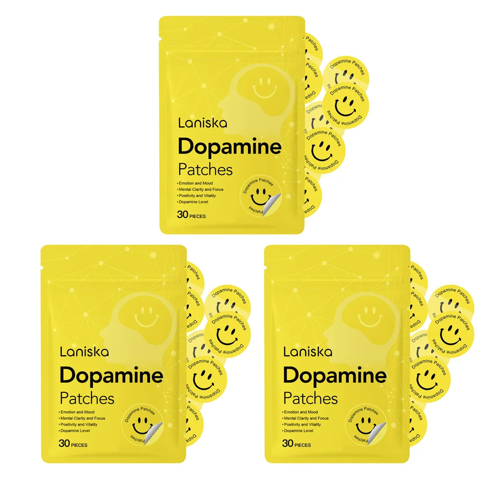 Dopamine Supports Patch Provide Positive Mindset Focus Enhancement Relieve Fatigue Increase Vitality Wellness Body Care Patch