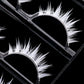 DIY white eyelashes manga Cosplay Feather Lashes full strips False Eyelashes Natural Thin Band Little Devil Eyelashes cos makeup