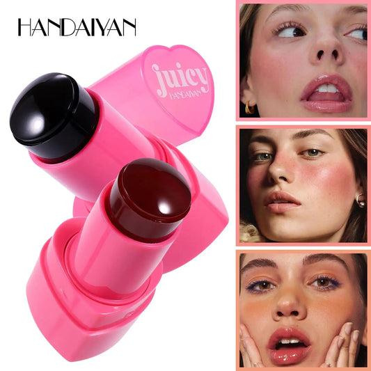 Lip Cheek Jelly Blush Stick Water Tint Lightweight Long Lasting Makeup Blusher Cosmetics Natural Flush Beauty