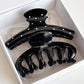 Korean Large Size Acrylic Dragon Bone Shark Hair Clip French Style Polka Point Arc Back of Head Hair Claw Clamp Hair Accessories