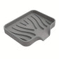 Silicone Soap Dish with Drain, Kitchen Soap Tray Shower Self Draining Soap Dish Soft Bathroom Soap Holder for Kitchen Bathroom