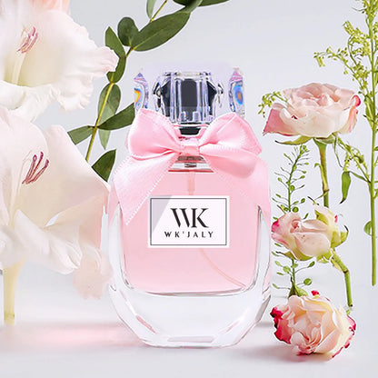 WK JALY Pink Chance Eau De Parfum, Women's Perfume - Floral & Woody, With Notes of Vanilla, Jasmine, & Rose, Idea Gift For Women