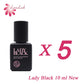 10ml Korea Lady black Glue Eyelash Extensions Glue with Sealed Bag Low Irritation Fast Dry False Lash Adhesive Makeup Tools