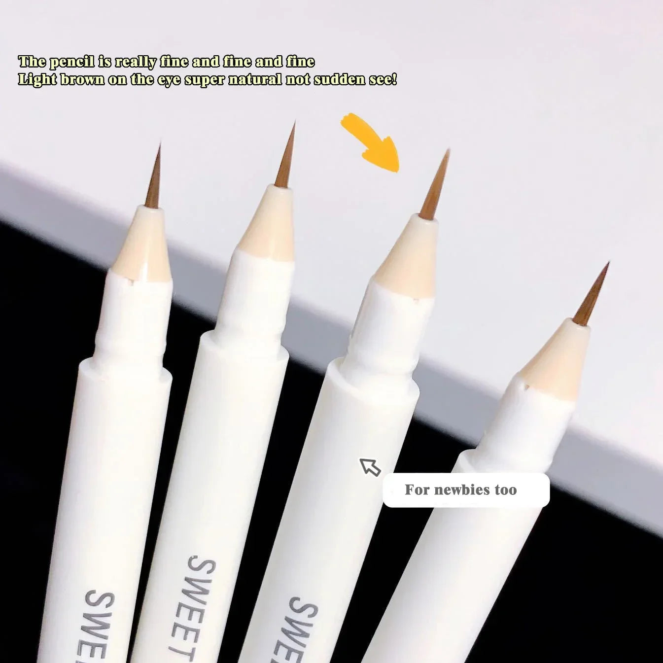 2 In 1 Liquid Eye Liner Shadow Pen Ultra Glitter Eyeliner Pencil Lasting Korean Eyes Makeup High Gloss Pigment Silkworm Gel Pen