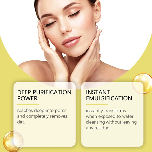 Makeup Remover Oil Instant Makeup Removal Refreshing Non Irritating Clear Cleaning Improve Sensitive Skin Facial Cleanser Oil