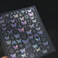 Shiny Jelly Butterfly Charming Golden Gradient Bowknot 5D Self Adhesive Nail Art Sticker Flower Petal Rhinestone Manicure Decals