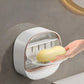 New Bathroom Home Wall Mounted Non Perforated Drain Soap Box