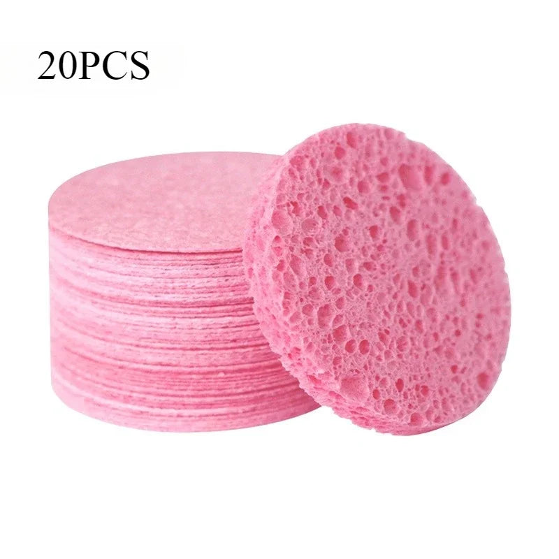50/20/10PCS Compressed Facial Sponge Cosmetic Hydrotherapy Sponge Suitable for Daily Cleansing Makeup Removal and Exfoliation