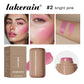 Lakerain 3in1 Cheek Lip Tinted Moistured Blush Stick Waterproof Easy Color Rouge Silky Smooth Blusher Cream Matte Contour Makeup