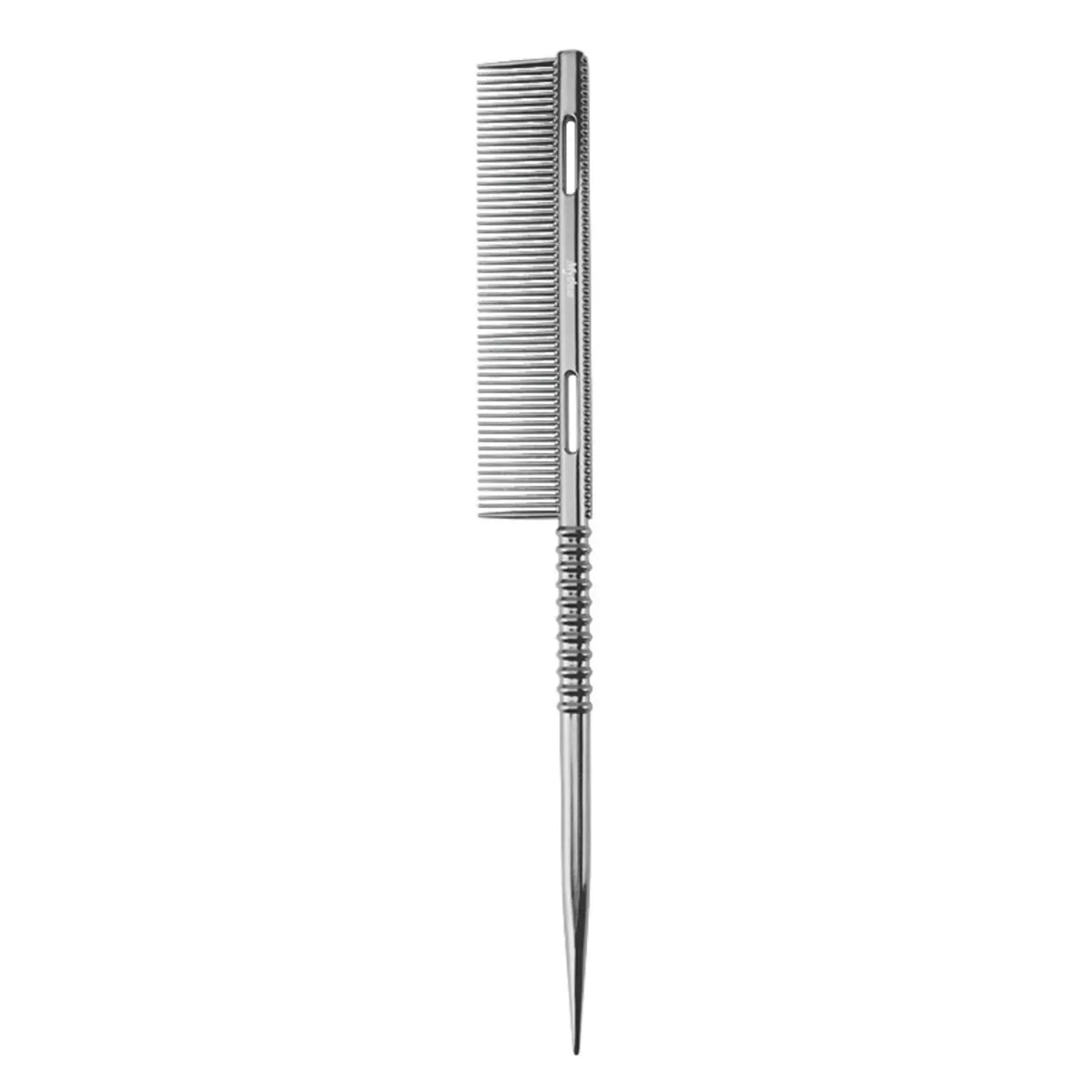 New Design Rat Tail Aluminium Styling Comb Professional Barber Heat Resistant Men Hair Combs Salon Hairdresser Tools For Women