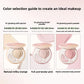 LITTLE ONDINE Peach Highlighter Cream Makeup Bronzers Powder Texture Duo Color Matte Face Brightener Palette