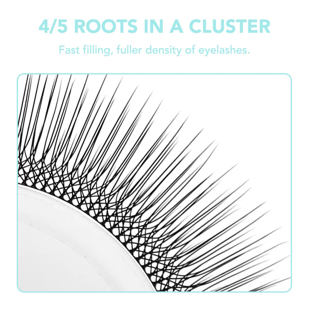 NATUHANA Camellia W Lashes 3D 4D 5D Wispy Volume Fans Eyelash Extensions C D L LU Curl Soft Lightweight Natural False Lashes
