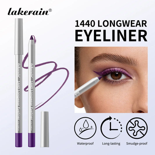 Longwear Eyeliner Smooth Precise Tip Waterproof Smudge-proof Long Lasting Wear Rapid Shaping Soft Mist Makeup Smokey Eyeliner