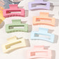 7Pcs 3.4" Medium Square Hair Claw Clips for Women Thick Thin Hair,Strong Hold Matte Banana Jaw Clips Hair Accessories
