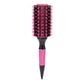 Wooden Round Hair Comb Brush With Boar Bristle Mix Nylon Styling Tools Professional Ceramics Ion Hair Brush Hairdressing Supply