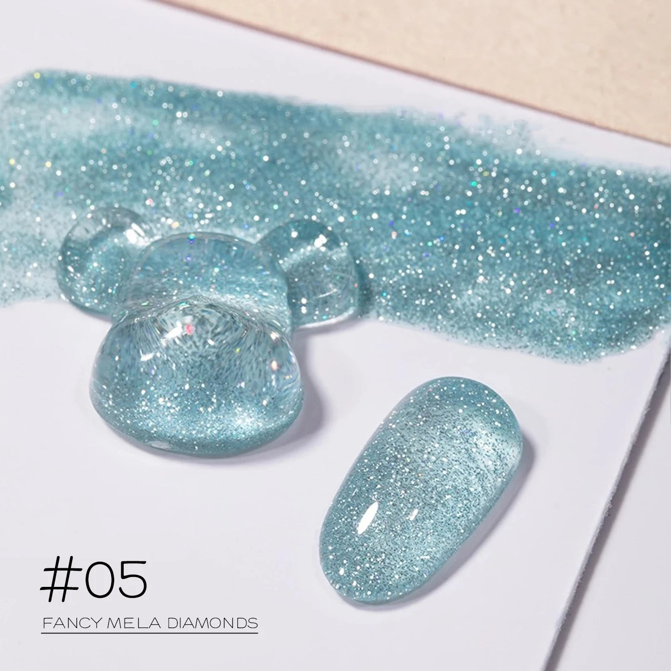 MIANEL 12ML Fall Winter Holographic Diamond Gel Nail Polish Ultra Glittery High-Density Sparkle Finish New Launch 2025