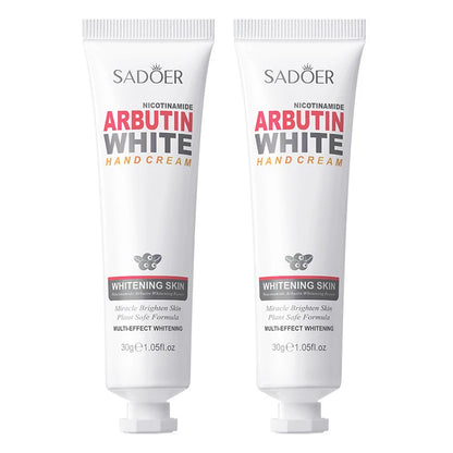 1/2pcs SADOER Niacinamide Arbutin Hand Cream Moisturizing Non Greasy Nourishing Anti Dry Crack Hydrating Hands Skin Care