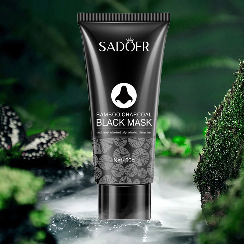 Blackhead Remover Mask Bamboo Charcoal Shrink Pores Acne Black Head Removal Cream Nose Cleansing Black Peel Off Masks Skin Care