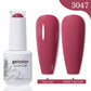 Arte Clavo 15ml Rose Red Pink Color Gel Nail Polish Autumn Winter Hot Sale Long Lasting Soak Off For Manicure Nail Art Gel