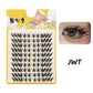 DINGSEN 10 rows Individual Eyelashes Wholesale 10-12mm Cluster Lashes Natural Anime False Kake Eyelashes Extension Makeup