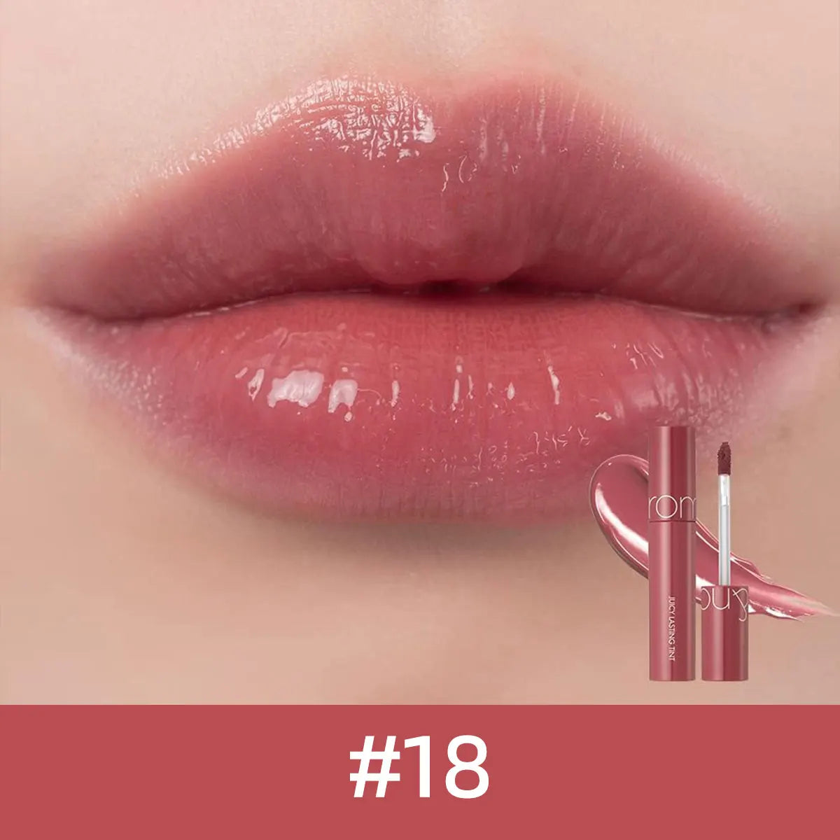rom&nd JUICY LASTING TINT-12 Shades,Juicy Glossy Texture,Lip Glosses,Luxury Makeup,Korean Cosmetic,K-Beauty,Korean Makeup