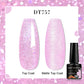 MEET ACROSS 160 Colors 7.3ml Gel Nail Polish Vernis Glitter Sparkly Semi Permanent Soak Off LED UV Gel Varnish Nail Art Manicure