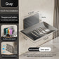 Carbon Steel Wall Mounted Soap Holder No Drilling Bathroom Soap Dish Storage Rack Self-Adhesive Soap Box for Shower Bathroom