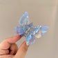 1PC French Retro Butterfly Hair Claw Mermaid Hair Clip Acetic Acid Hair Clip Retro Back of Head Hair Accessories Hairpin