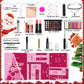 POPFEEL Surprise Beauty Countdown Gift Box Set - 24-Piece Makeup Surprise Blind Box Collection for Girls, Women, and Moms.
