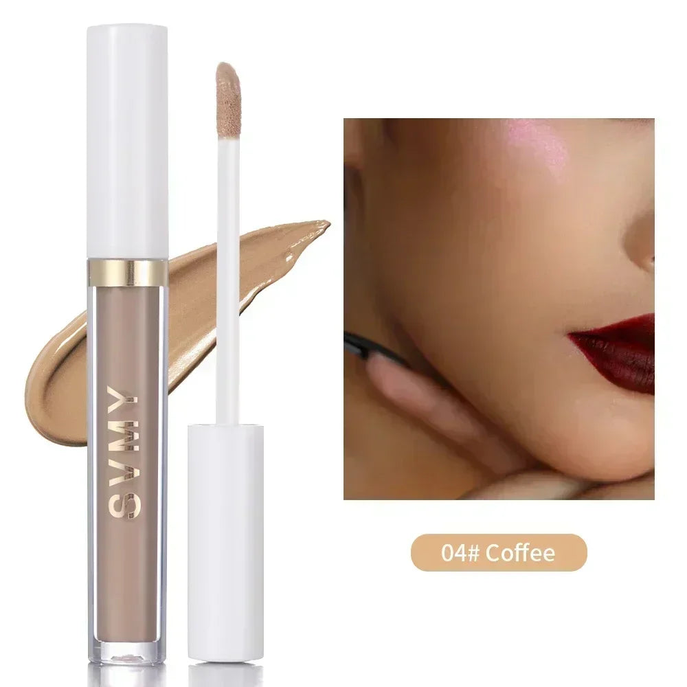 Moisturizing Liquid Concealer Stick Waterproof Lasting Cover Acne Dark Circles Foundation Cream Brightening Face Contour Makeup