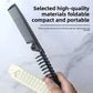 1pc 2 In 1 Double Headed Folding Hair Comb Portable Travel Hair Brush Compact Hair Comb Collapsible Pocket Brush