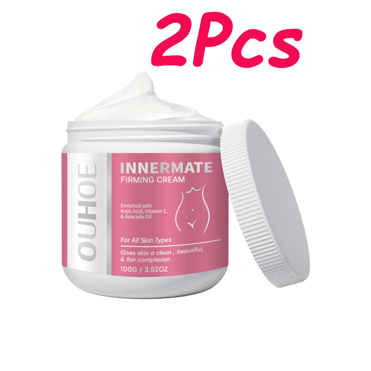 Body Whitening Cream Dark Spot Corrector for Underarms Knees Inner Thighs Brightening Moisturizing Intimate Area Lighten Lotion