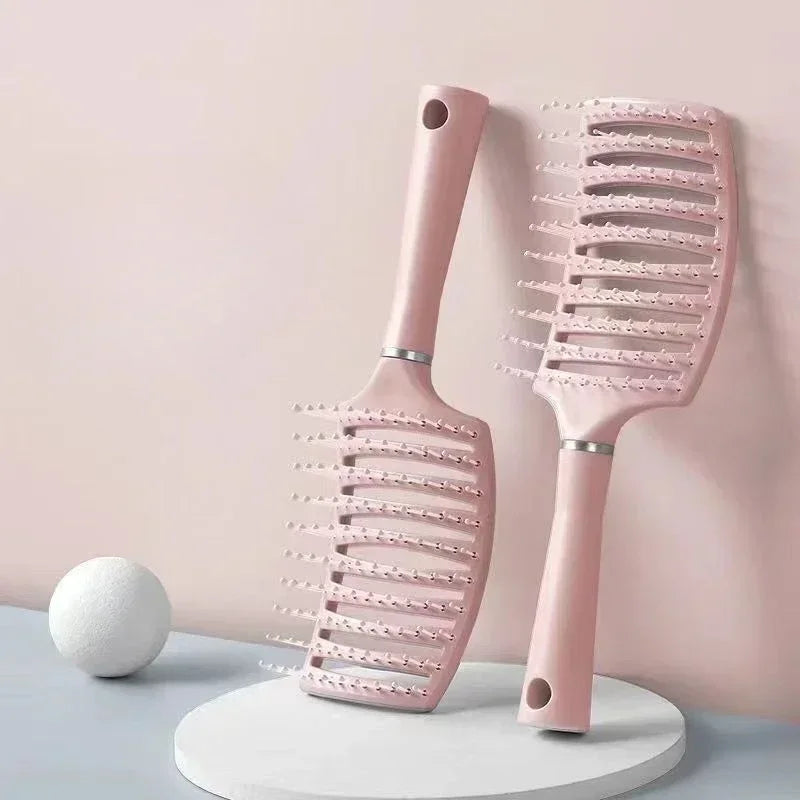 Anti-Hair Loss Air Cushion Massage Hair Brush - Fluffy Hair Styling Tool For All Hair Types Long Thick Thin Curly Natural