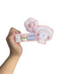 Cute Cartoon Bear Cat Tulip Adhesive Soap Box No Drill Glue Mount Drain Soap Holder Bathroom Wall Soap Dish