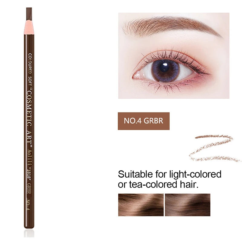 Tear Off Pull Line Eyebrow Pencil, Not Sharpen Need Eyebrow Pencil, Natural Color Rendering, Sweat Proof And Smudge Proof Eyebro