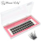 Moonlily 100D Segmented DIY Individual Cluster EyeLashes 3D Volume Silk Mink Grafting False Triple Lashes Extension Makeup Tool