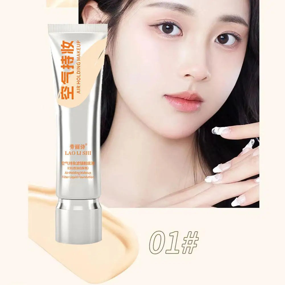 Airy Lasting Makeup Foundation Moisturizing Concealer Brightening Skin Color Invisible Pore Makeup Primer Isolation Cream 30ml