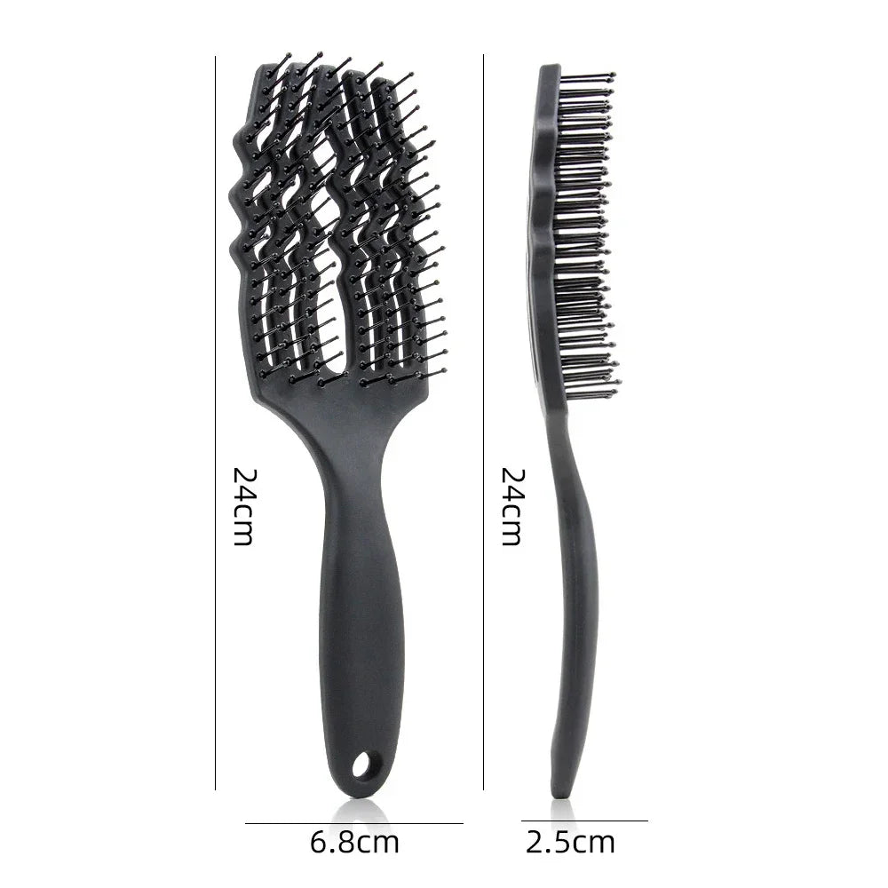 Hair Brush  Hair Comb Detangling Hair Brush Detangle Lice Massage Comb Women Tangle Hairdressing Salon  HairBrush Barber
